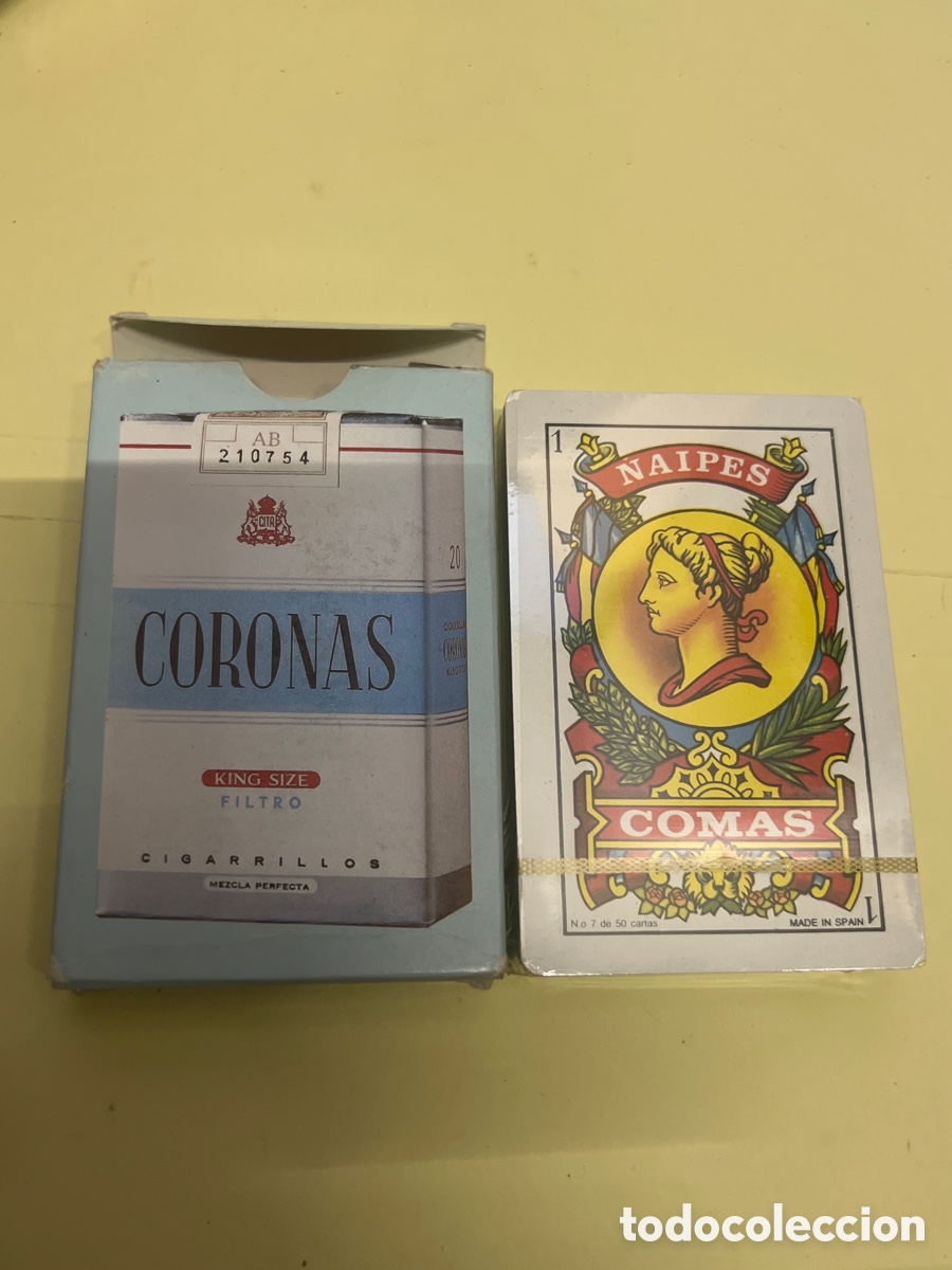 Barajas de cartas: T3/A12/11. BARAJA DE CARTAS PUBLICIDAD CORONAS CIGARROS TABACO