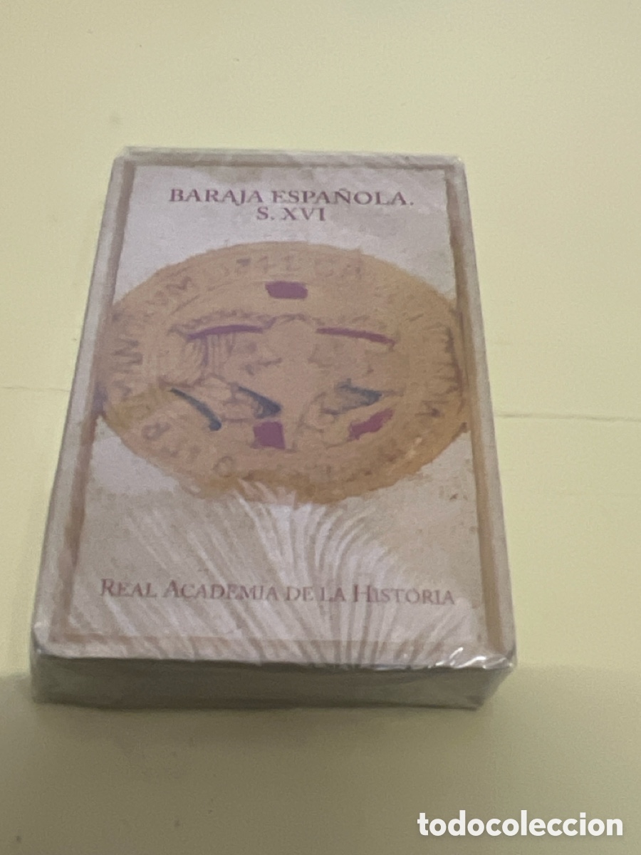 Barajas de cartas: T3/A12/2. BARAJA ESPA&Ntilde;OLA S. XVI. REAL ACADEMIA DE LA HISTORIA - REPRODUCCI&Oacute;N