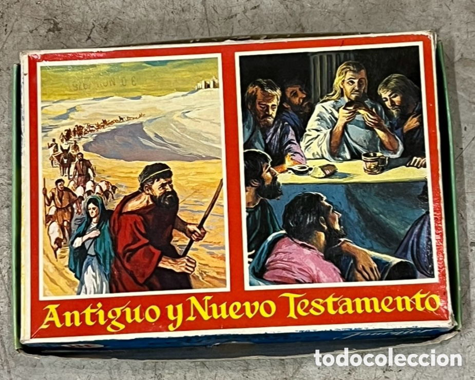 Barajas de cartas: Baraja Infantil (2). La Biblia. Antiguo y Nuevo Testamento. Fournier. Juegos Educativos. 1969.