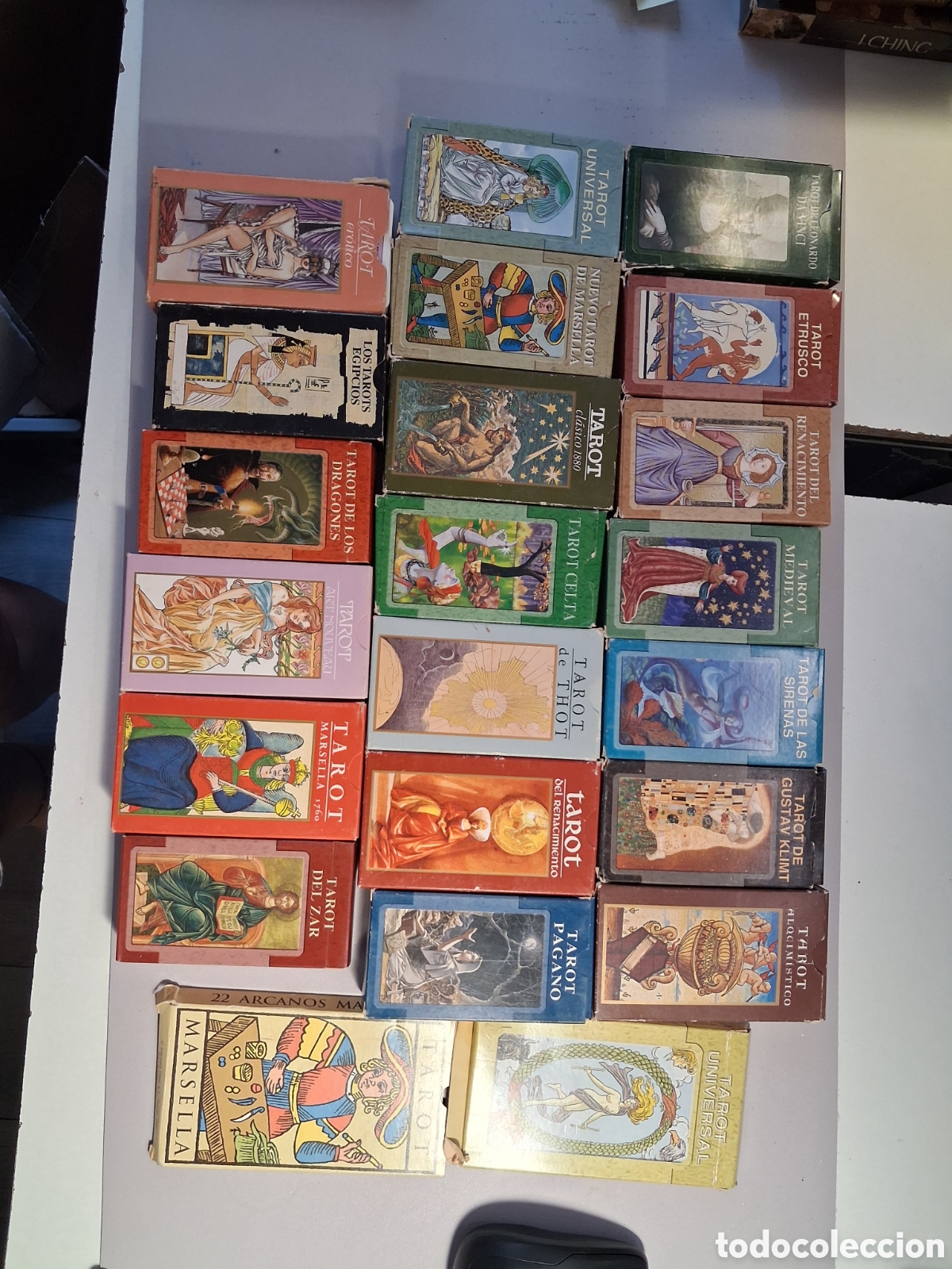 Barajas de cartas: Lote de 22 cartas del tarot