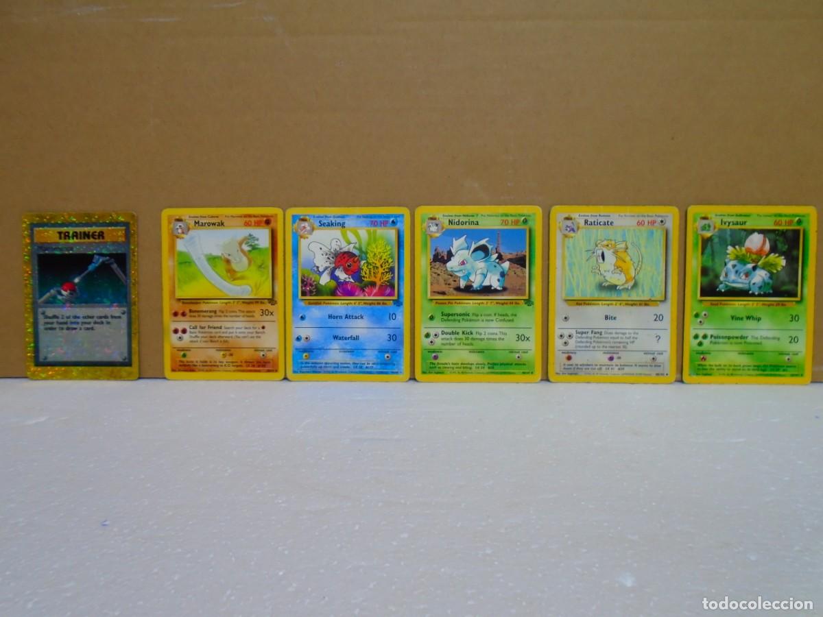 Barajas de cartas: CARTAS POKEMON 1&ordf;EDIC.EN INGLES,A&Ntilde;O 1998, LAS 6 DE LAS FOTOS.