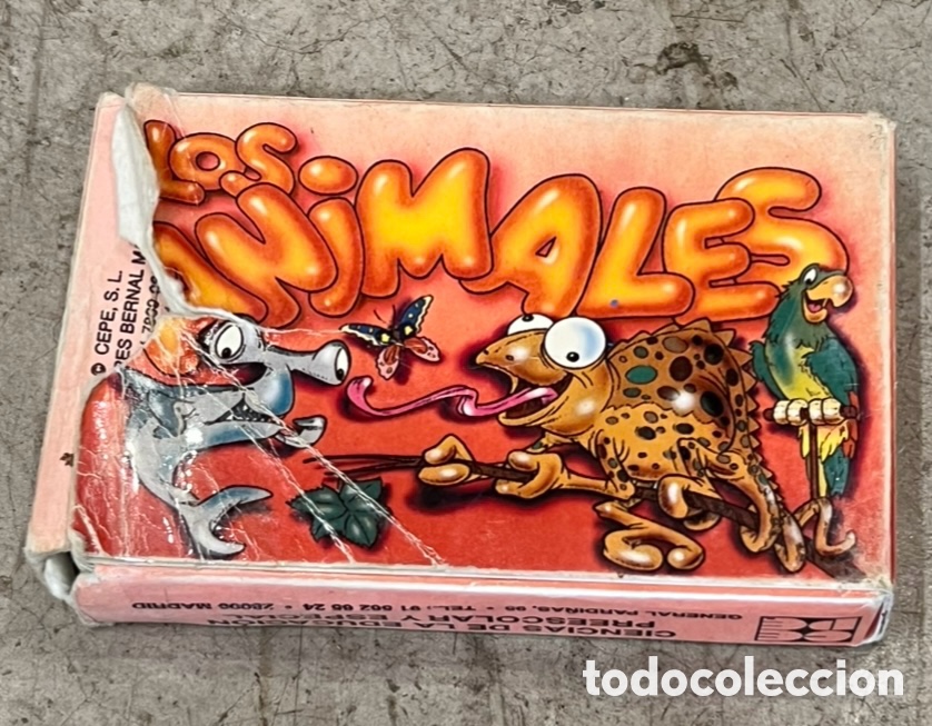 Barajas de cartas: Baraja Infantil. Animales. Vocabulario en im&aacute;genes. CEPE. Dolores Bernal Mar&iacute;n. 2005.