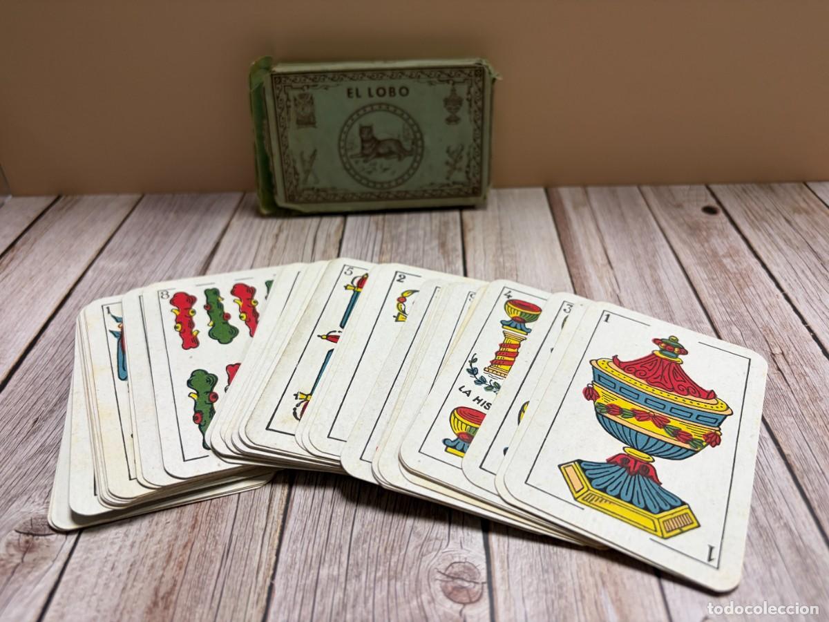 Barajas de cartas: BARAJA DE CARTAS. EL LOBO. N&ordm; 3-B. BARCELONA. COMPLETA. PERFECTO ESTADO. VER FOTOS