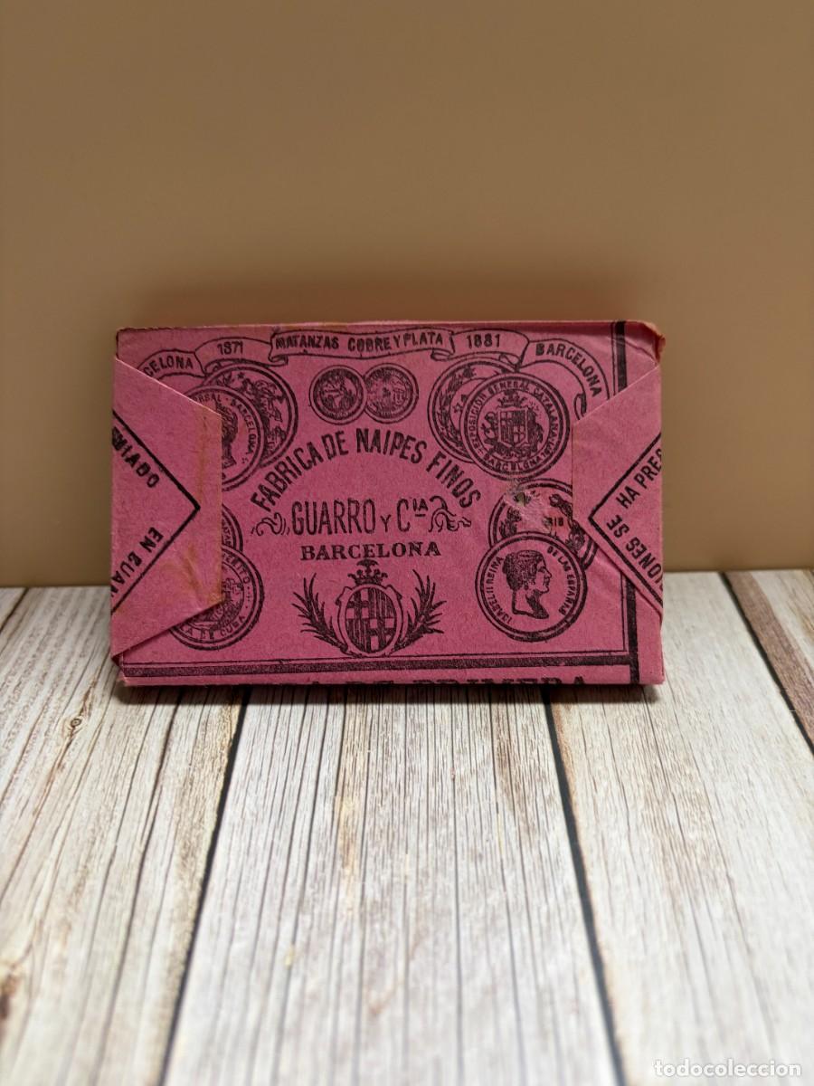 Barajas de cartas: BARAJA DE CARTAS. FABRICA DE NAIPES FINOS. GUARRO Y CIA. BARCELONA. BARCELONA. VER FOTOS