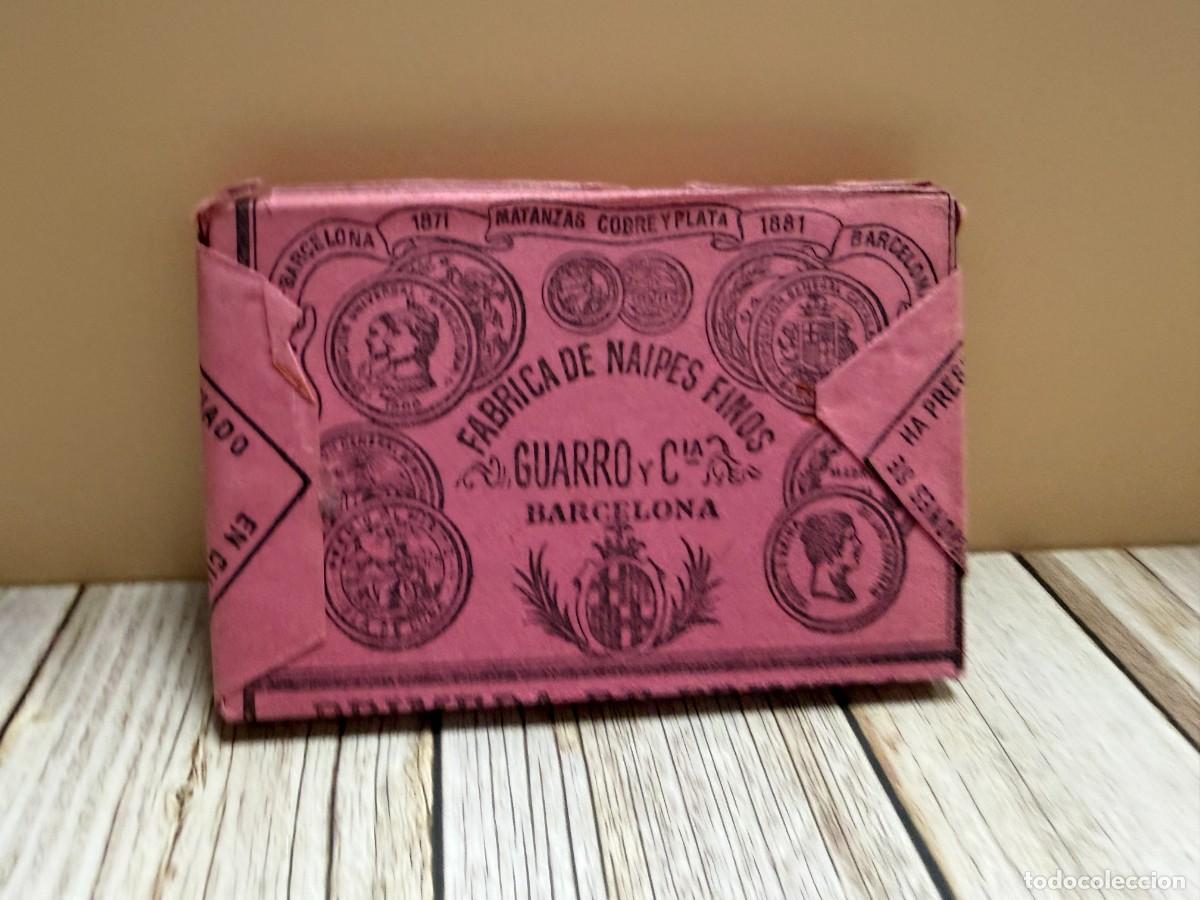 Barajas de cartas: BARAJA DE CARTAS. FABRICA DE NAIPES FINOS. GUARRO Y CIA. BARCELONA. BARCELONA. VER FOTOS