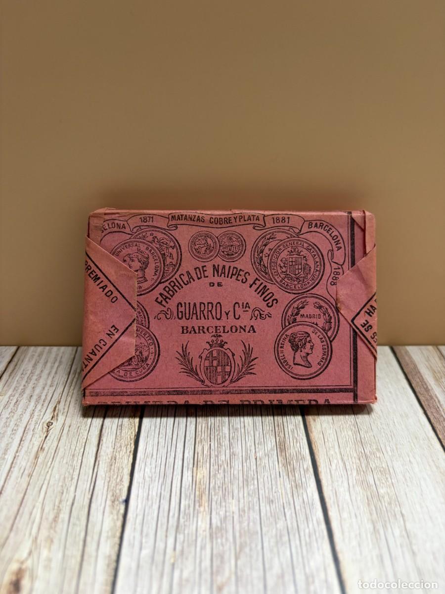Barajas de cartas: BARAJA DE CARTAS. FABRICA DE NAIPES FINOS. GUARRO Y CIA. BARCELONA. BARCELONA. VER FOTOS