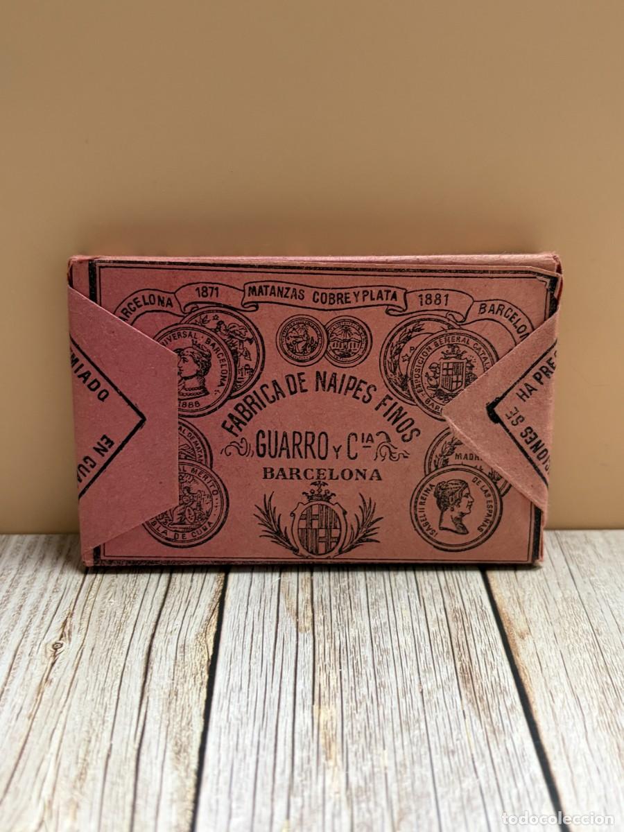 Barajas de cartas: BARAJA DE CARTAS. FABRICA DE NAIPES FINOS. GUARRO Y CIA. BARCELONA. BARCELONA. VER FOTOS