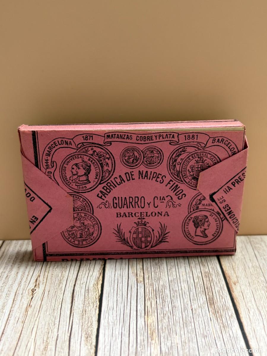 Barajas de cartas: BARAJA DE CARTAS. FABRICA DE NAIPES FINOS. GUARRO Y CIA. BARCELONA. BARCELONA. VER FOTOS