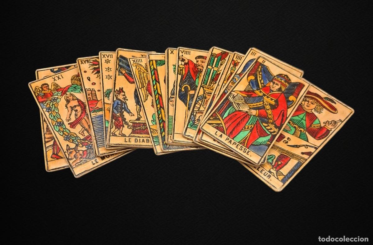Barajas de cartas: + CARTAS DEL TAROT CON LOS 22 ARCANOS MAYORES EN ESTUCHE CON CINTAS