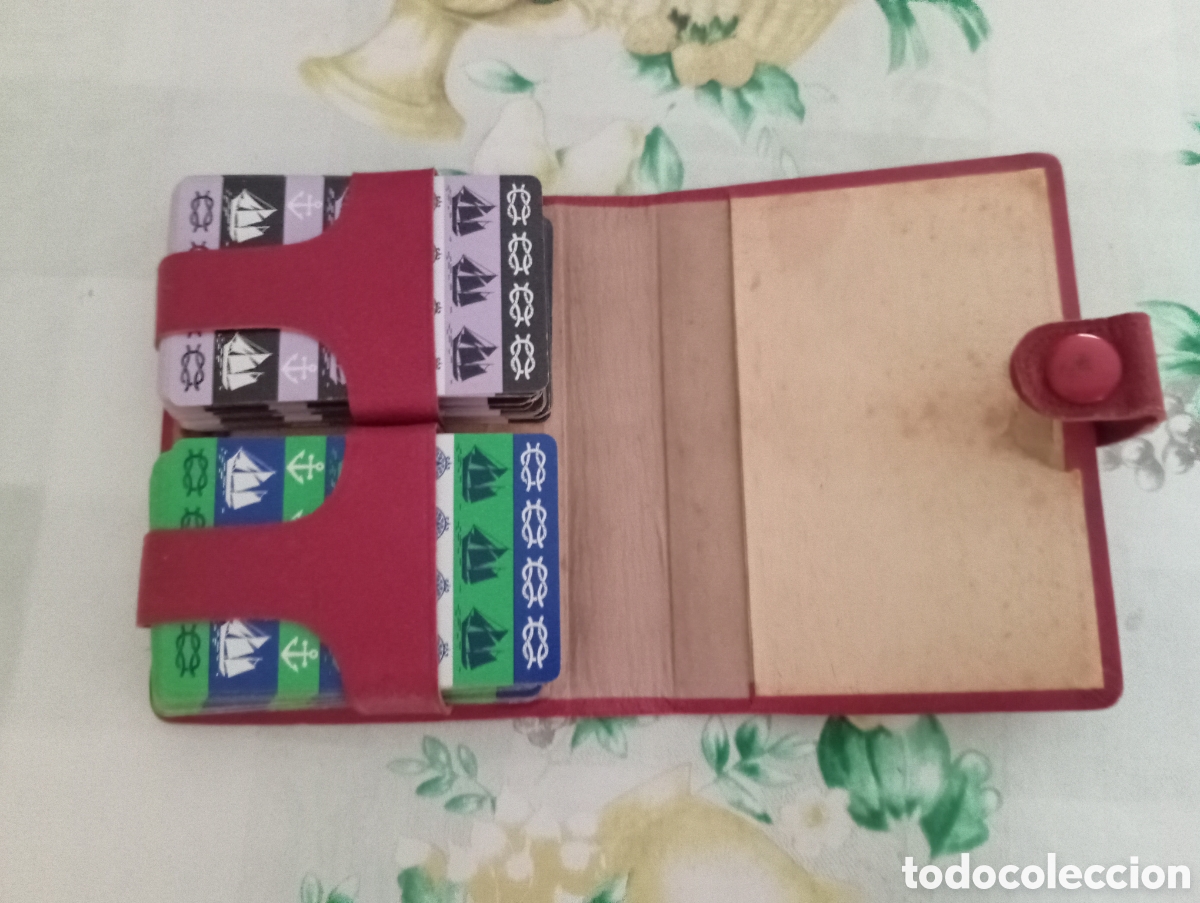 Barajas de cartas: DOBLE BARAJA DE BRIDGE CON SU FUNDA - Foto 2