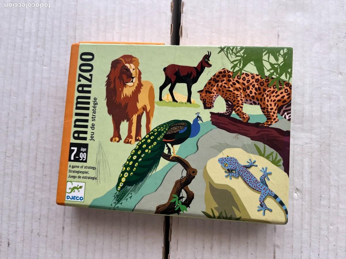 Barajas de cartas: ANIMAZOO DJECO - JUEGO CARTAS KRATEN
