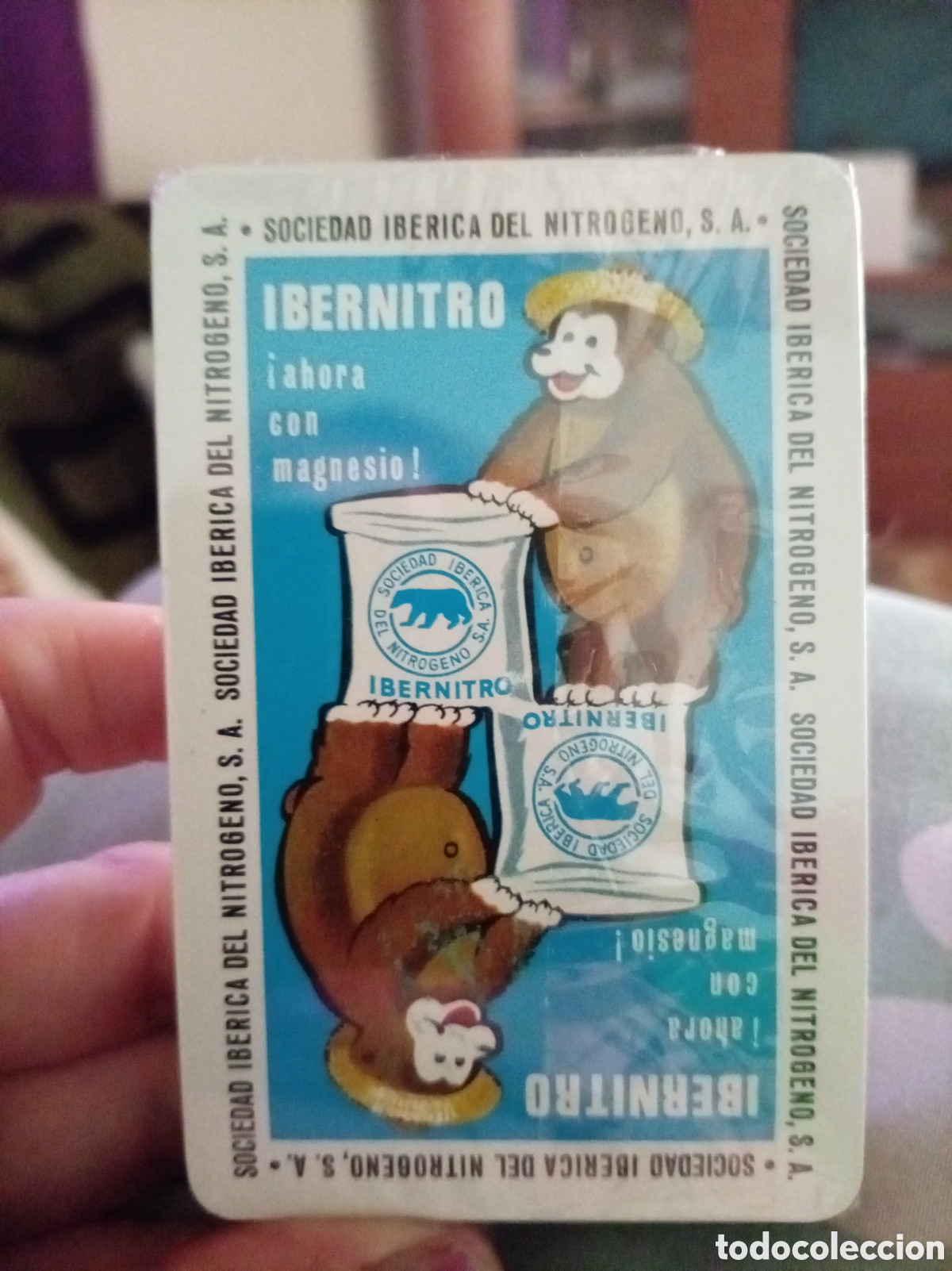 Barajas de cartas: Baraja Publicitaria Ibernitro Heraclio Fournier Precintada Sin Abrir A&ntilde;os 60-70