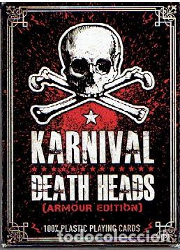 Barajas de cartas: Baraja de p&oacute;ker Karnival Death Heads (Armour edition)
