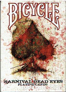 Barajas de cartas: Baraja de p&oacute;ker Bicycle Playing cards Karnival Dead Eyes
