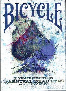 Barajas de cartas: Baraja de p&oacute;ker Bicycle Playing cards Karnival Dead Eyes X Years edition