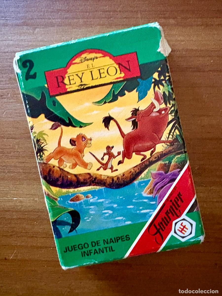 Barajas de cartas: BARAJA DE CARTAS JUEGO NAIPES INFANTIL FOURNIER , EL REY LE&Oacute;N, COMPLETA.
