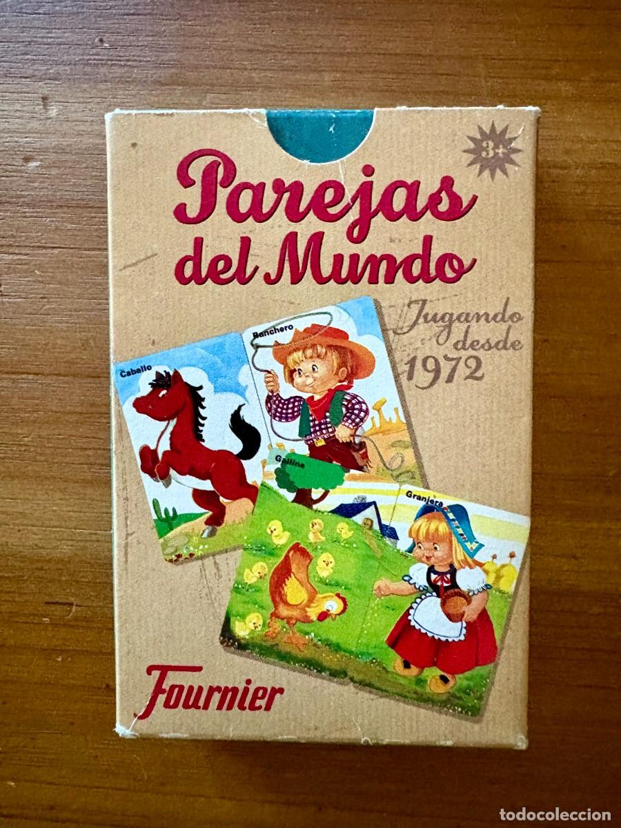Barajas de cartas: BARAJA FOURNIER PAREJAS DEL MUNDO , INTERIOR PRECINTADA SIN ABRIR, EXTERIOR BUEN ESTADO