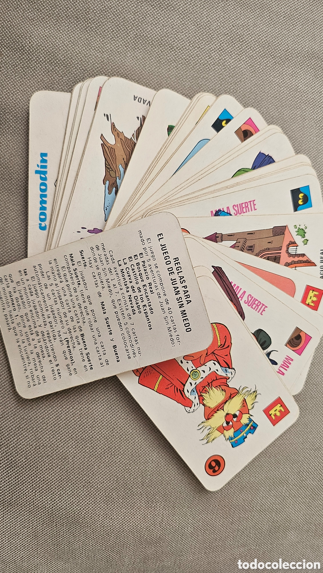 Barajas de cartas: Lote cartas infantiles a&ntilde;os 70 y 80