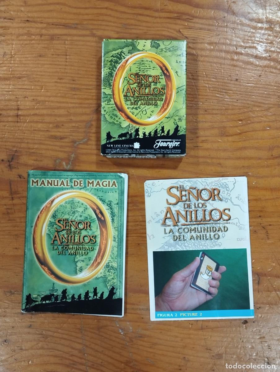 Barajas de cartas: BARAJA NAIPES &rdquo;EL SE&Ntilde;OR DE LOS ANILLOS, LA COMUNIDAD DEL ANILLO&rdquo;. COMPLETA, EN SU CAJA.