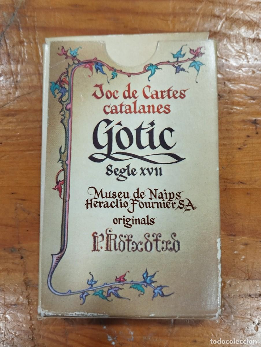 Barajas de cartas: BARAJA DE NAIPES &rdquo;JOC DE CARTES CATALANES GOTIC SEGLE XVII&rdquo;. EN SU CAJA, COMPLETA.
