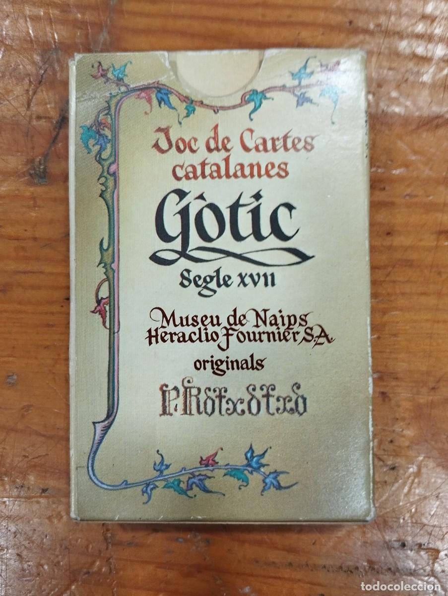 Barajas de cartas: BARAJA DE NAIPES &rdquo;JOC DE CARTES CATALANES GOTIC SEGLE XVII&rdquo;. EN SU CAJA, SIN DESPRECINTAR. COMPLETA.