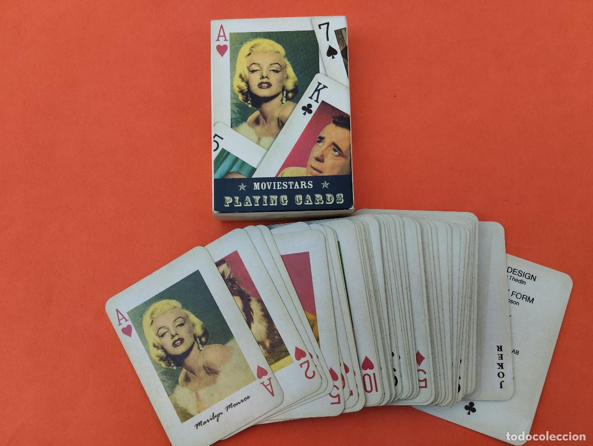 Barajas de cartas: BARAJA MOVIESTARS. PLAYING CARDS. CINE. ACTORES..