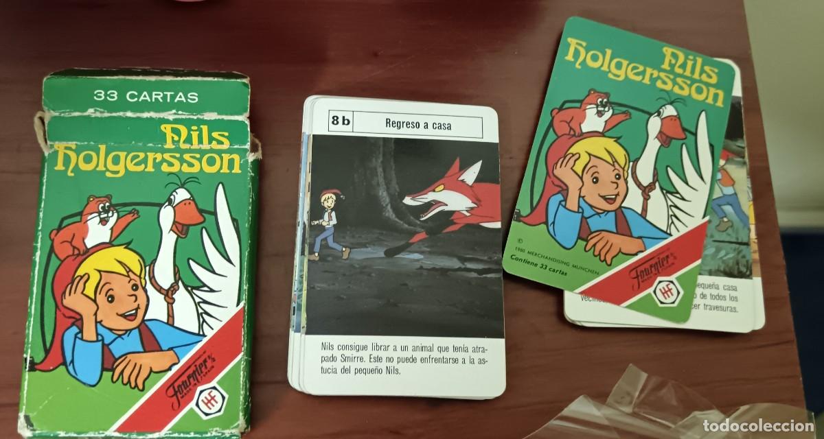 Barajas de cartas: BARAJA COMPLETA NILS HOLGERSSON HERACLIO FOURNIER A&Ntilde;O 1980 9X6 CM.