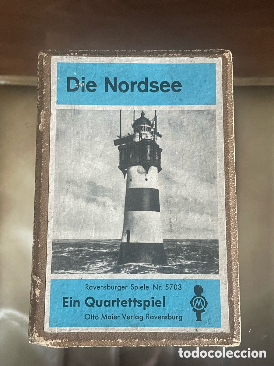 Barajas de cartas: BARAJA ALEMANA DIE NORDSEE RAVENSBURGER SPIELE. NR. 5703 QUARTETTSPIEL