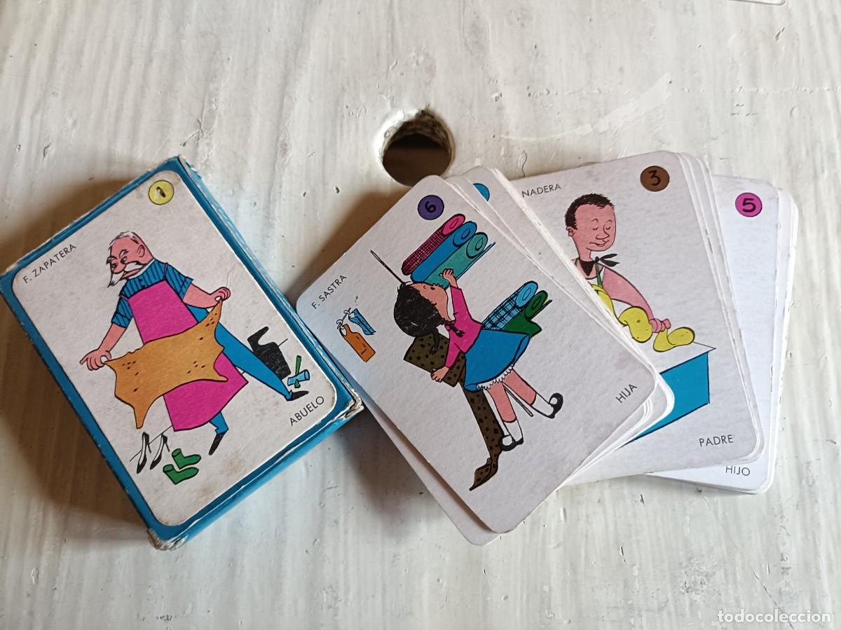 Barajas de cartas: BARAJA DE CARTAS INFANTIL - EL JUEGO DE LAS 7 FAMILIAS LOS OFICIOS - EDITORIAL ZARAGOZANO - A&Ntilde;OS 60