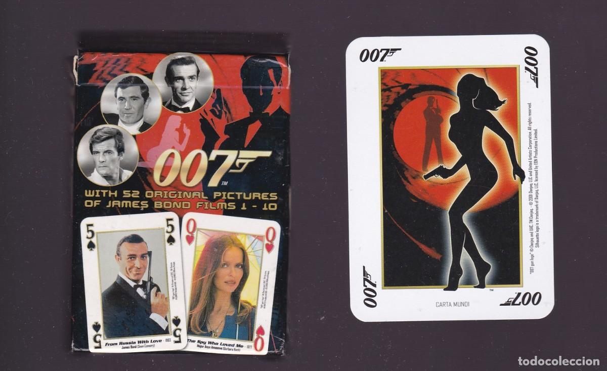 Barajas de cartas: BARAJA CARTAS P&Oacute;KER JAMES BOND 007 A&Ntilde;O 2004 RARA UNICO EJEMPLAR!