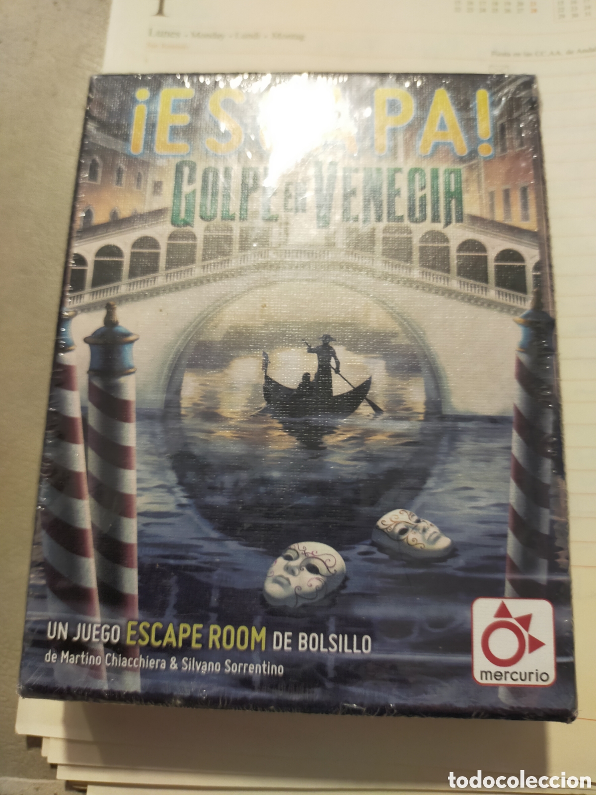 Barajas de cartas: ESCAPA GOLPE EN VENECIA ESCAPE ROOM DE BOLSILLO. NUEVO Y PRECINTADO