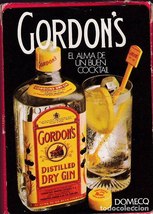 Barajas de cartas: BARAJA NAIPES PROMOCIONAL GINEBRA GORDONS FOURNIER 70s NUEVA A ESTRENAR UNICA!