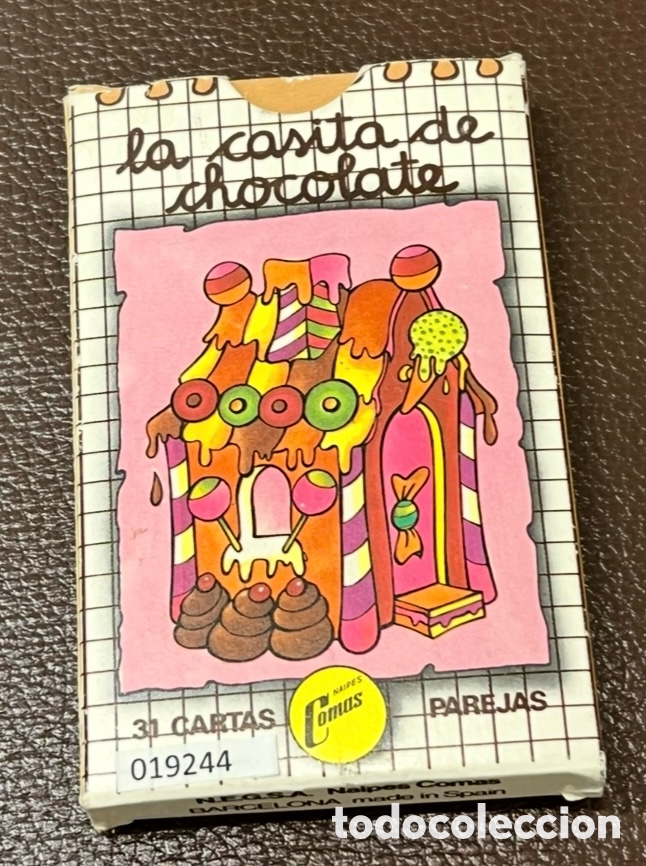 Barajas de cartas: Baraja Infantil. La Casita de Chocolate. Juego de parejas. Naipes COMAS.