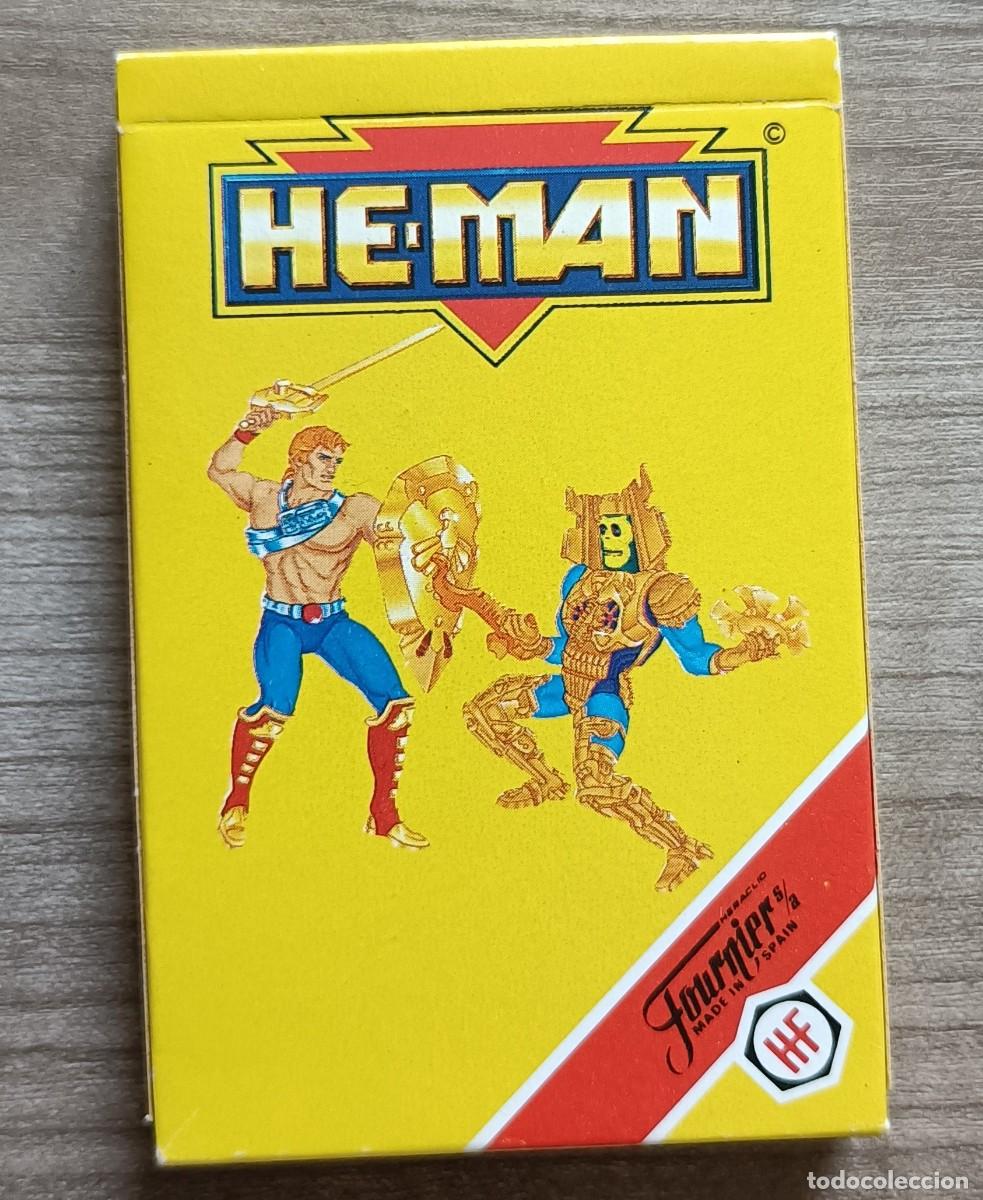 Barajas de cartas: (1) Juego cartas, naipes, baraja infantil Fournier - He-Man - nueva desprecintada
