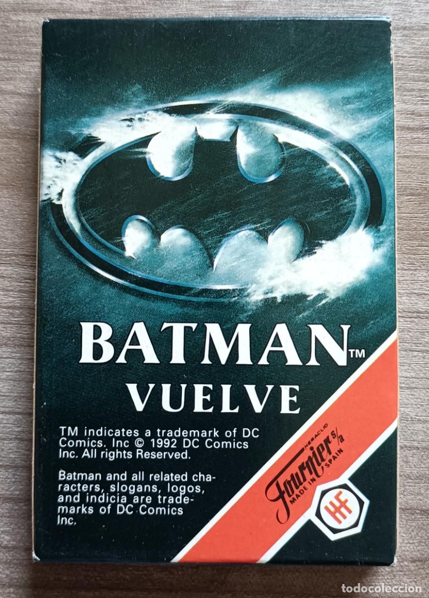 Barajas de cartas: (1) Juego cartas, naipes, baraja infantil Fournier - Batman vuelve - nueva desprecintada