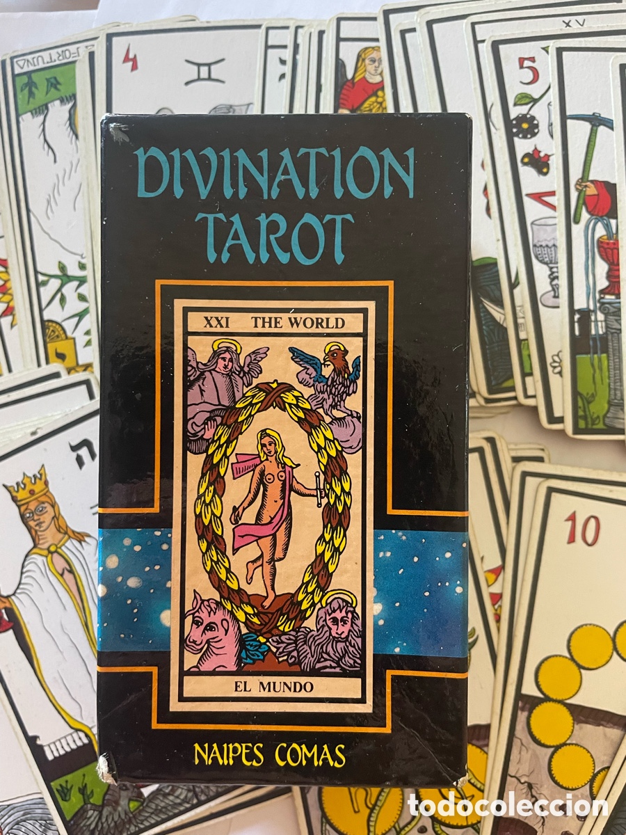 Barajas de cartas: TAROT DIVINATION NAIPES COMAS COMPLETO