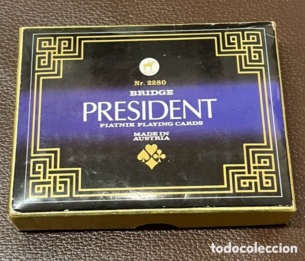 Barajas de cartas: Baraja (2). PRESIDENT. Made in Austria.