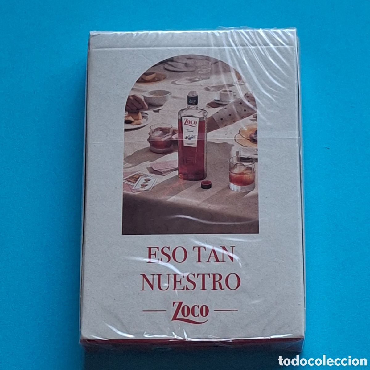 Decks of cards: FOURNIER BARAJA CARTAS - PUBLICIDAD ZOCO PACHARAN - MUY RARA - PLASTIFICADA SIN ABRIR