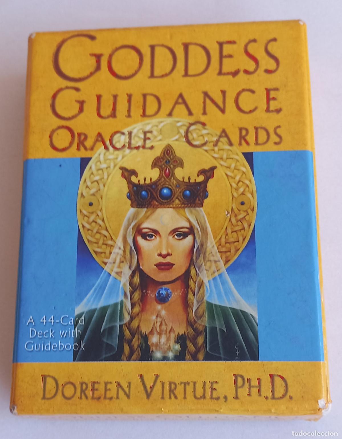 Barajas de cartas: Goddess Guidance Oracle Cards by Doreen Virtue PH. D. Con libro gu&iacute;a. Baraja de cartas, Tarot.