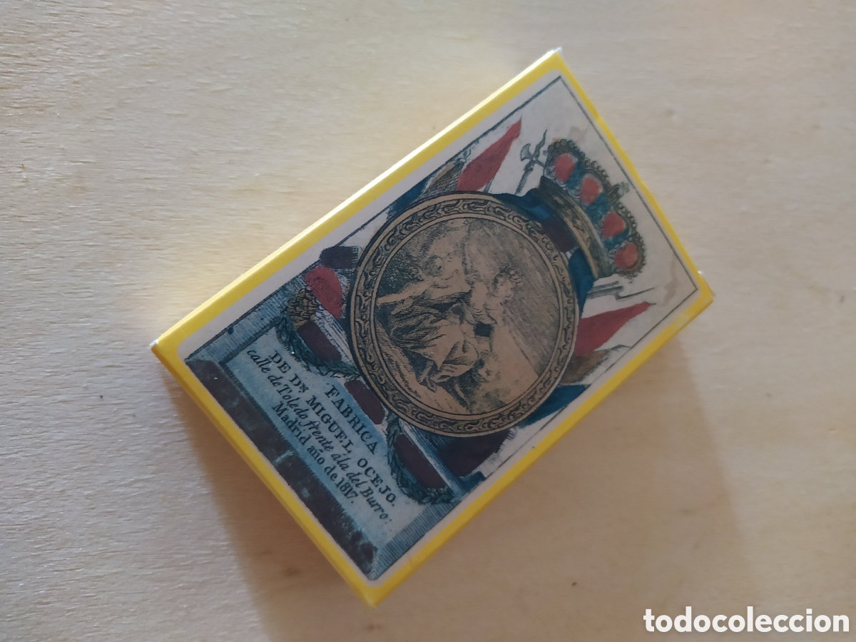 Barajas de cartas: Baraja de cartas espa&ntilde;ola del siglo XIX &ndash; Facs&iacute;mil hist&oacute;rico de Miguel Ocejo &ndash; Naipes antiguos de Es