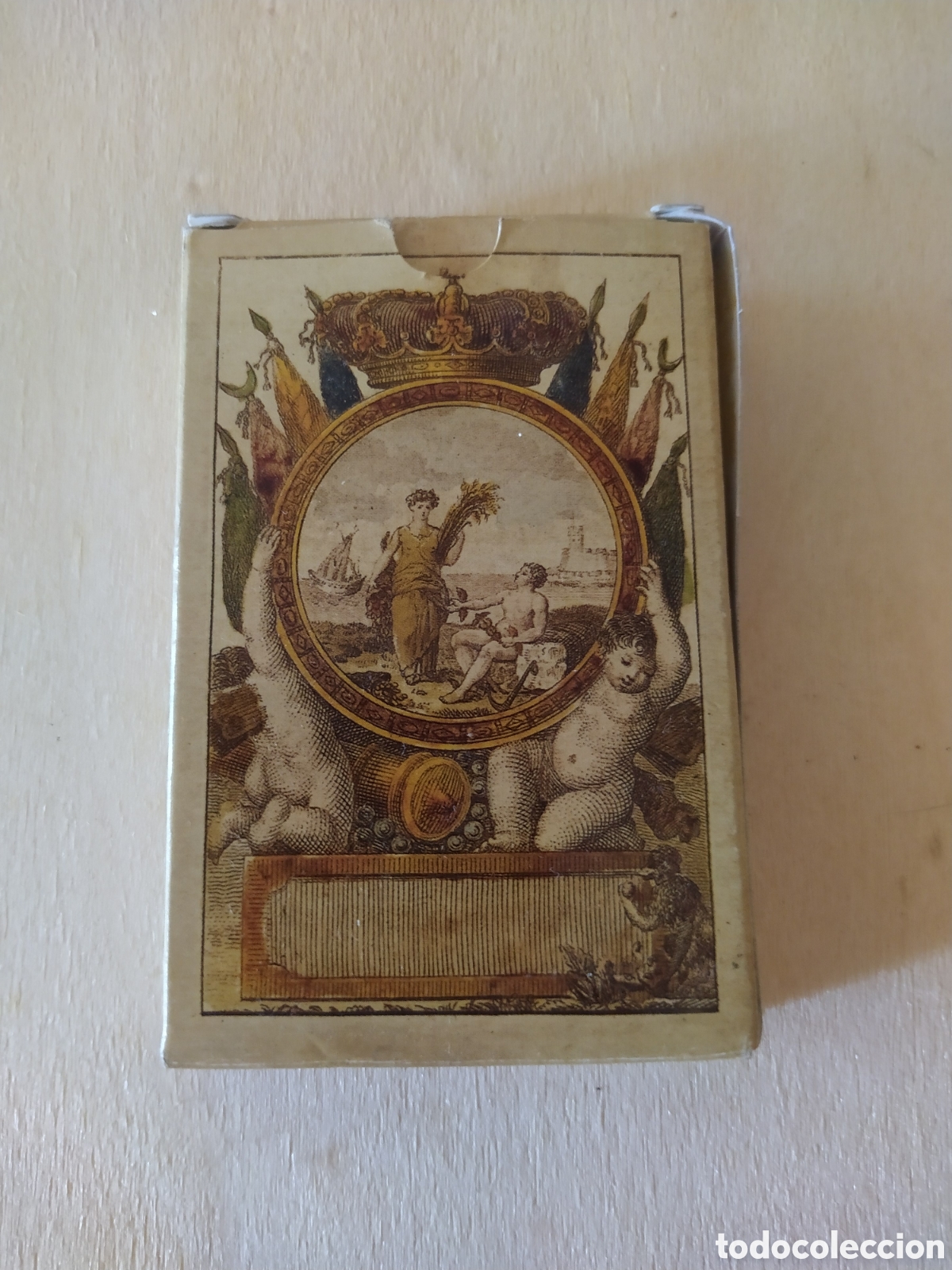 Barajas de cartas: Baraja de los Cuatro Continentes &ndash; Facs&iacute;mil espa&ntilde;ol del siglo XIX &ndash; Naipes antiguos hist&oacute;ricos