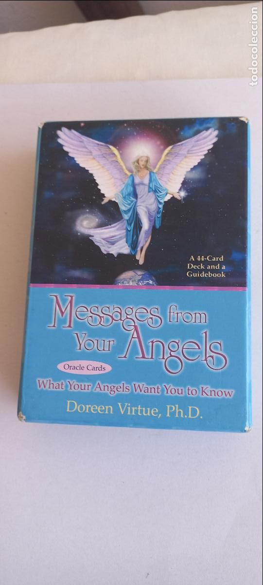 Barajas de cartas: Messages from Your Angels: Oracle Cards. Doreen Virtue Ph. D. Baraja de 44 cartas+libro gu&iacute;a