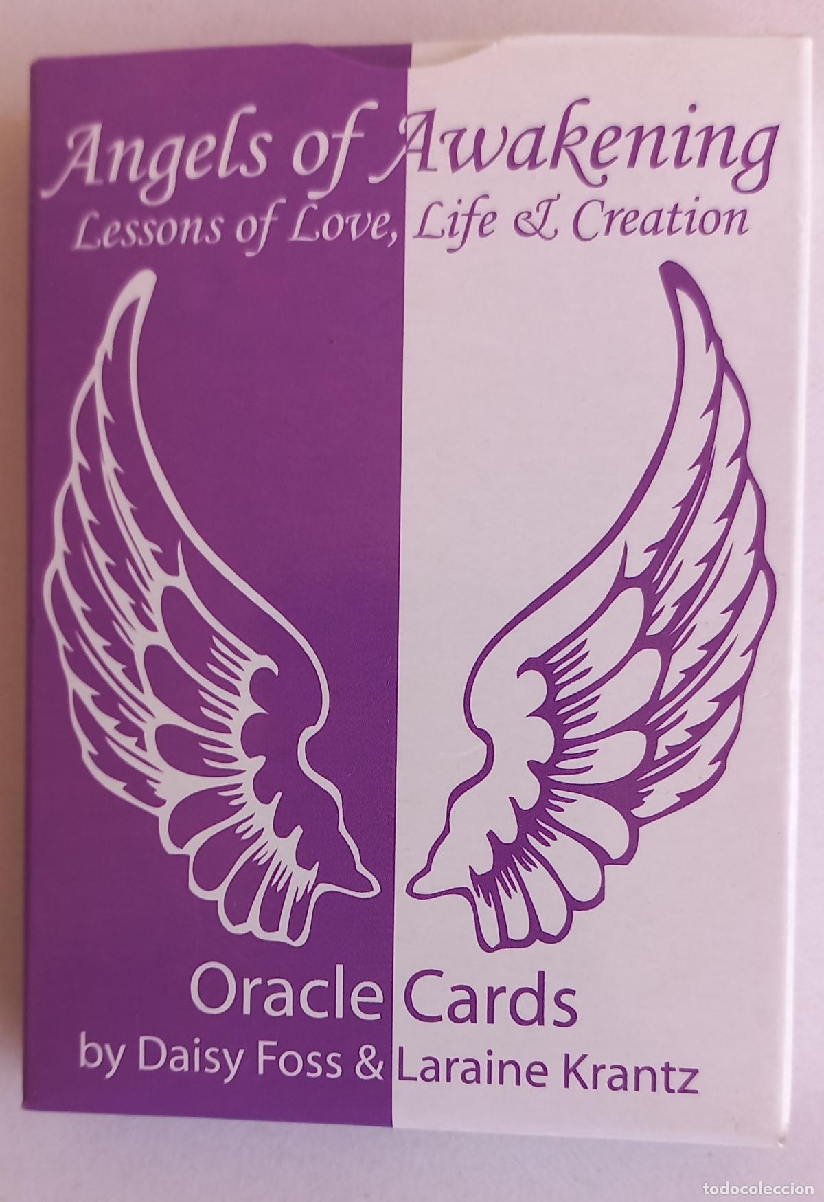 Barajas de cartas: Angels of Awakening by Daisy Foss Laraine Krantz Oracle cards. Lessons of love, life & creation.