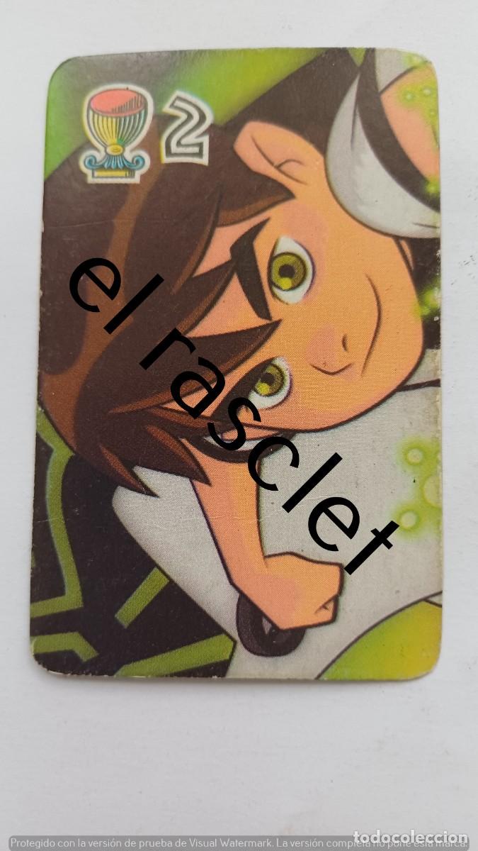 Barajas de cartas: CARTA NAIPE DE LA COLECCION BEN10 -NUMERO 2 COPAS