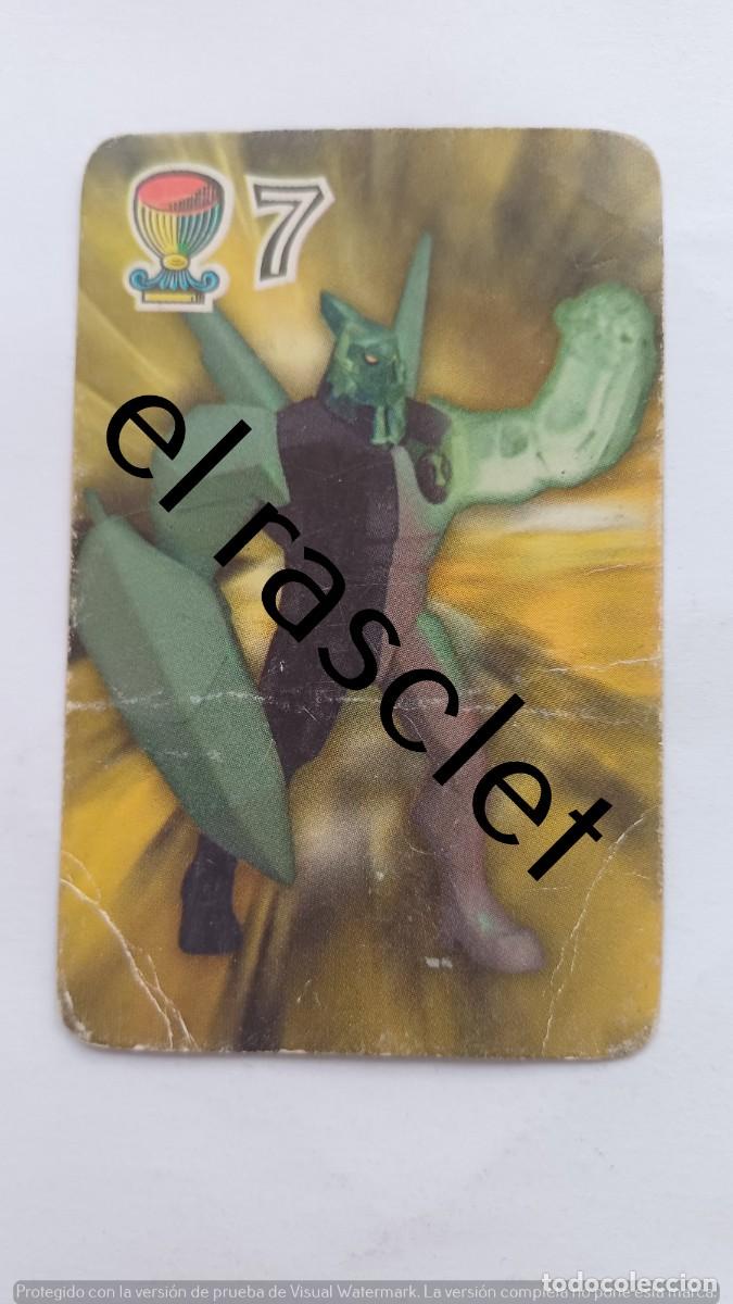 Barajas de cartas: CARTA NAIPE DE LA COLECCION BEN10 -NUMERO 7 COPAS