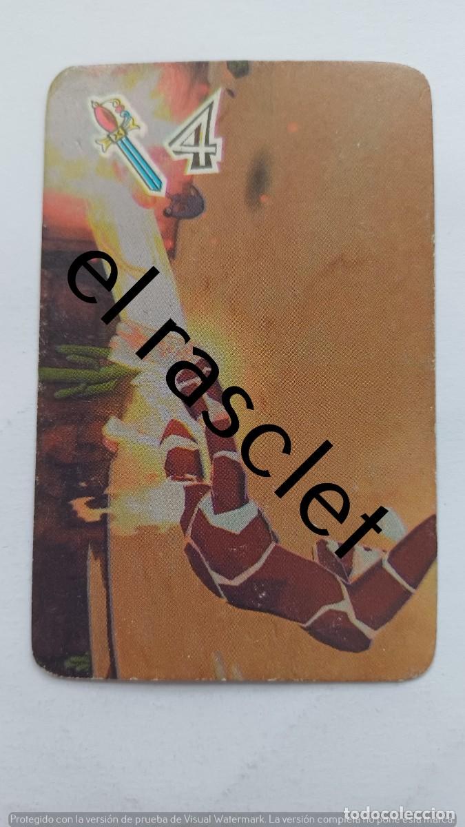 Barajas de cartas: CARTA NAIPE DE LA COLECCION BEN10 -NUMERO 4 ESPADAS