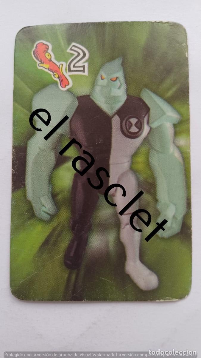 Barajas de cartas: CARTA NAIPE DE LA COLECCION BEN10 -NUMERO 2. BASTOS