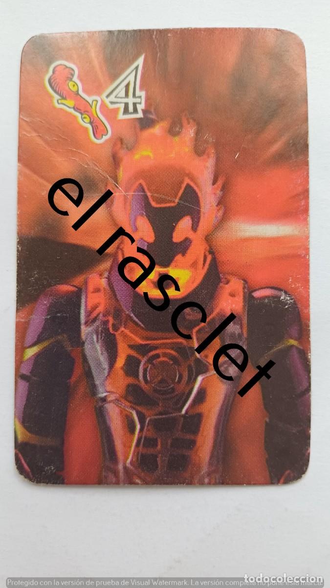 Barajas de cartas: CARTA NAIPE DE LA COLECCION BEN10 -NUMERO 4. BASTOS