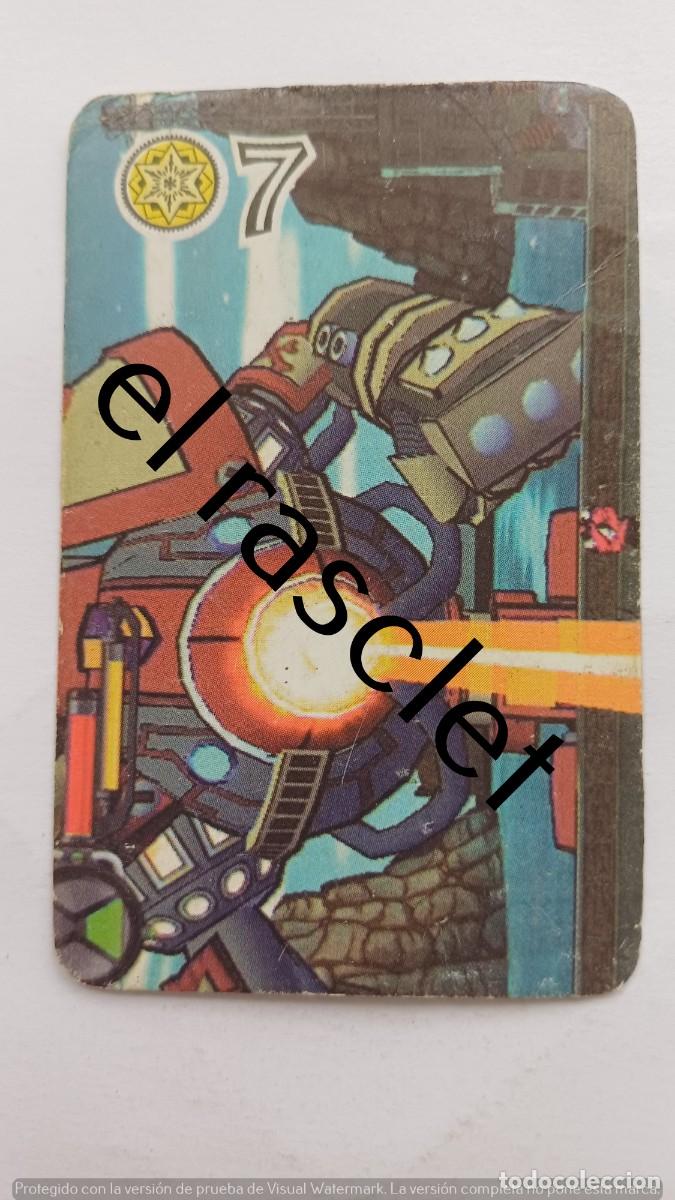Barajas de cartas: CARTA NAIPE DE LA COLECCION BEN10 -NUMERO 7 OROS