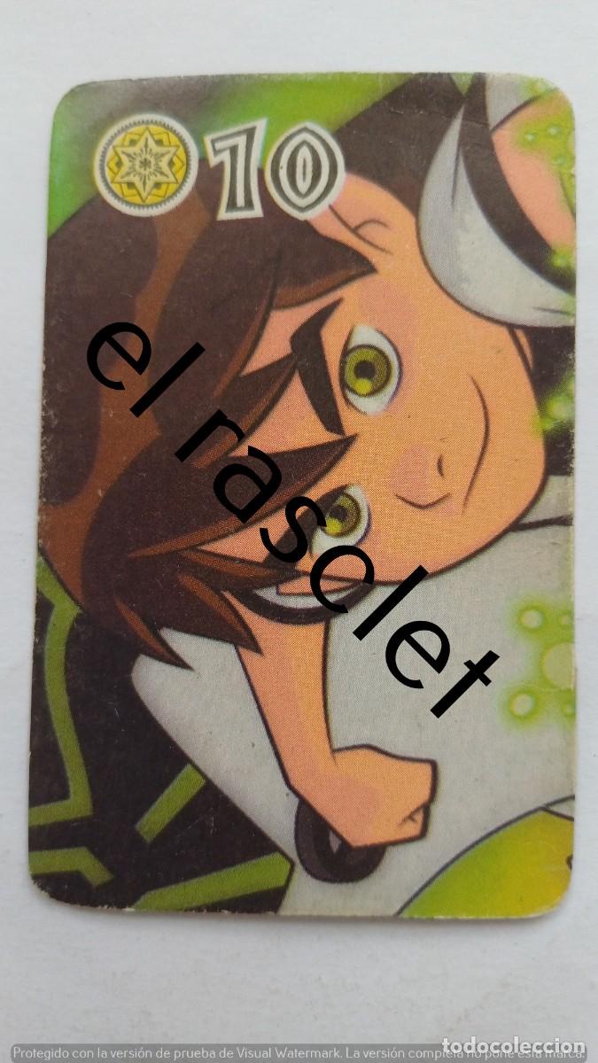 Barajas de cartas: CARTA NAIPE DE LA COLECCION BEN10 -NUMERO 10 OROS